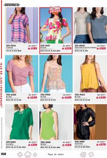 Catálogo Andrea ofertas 04/08/2024 - 19/10/2024 catálogo Verano página 168