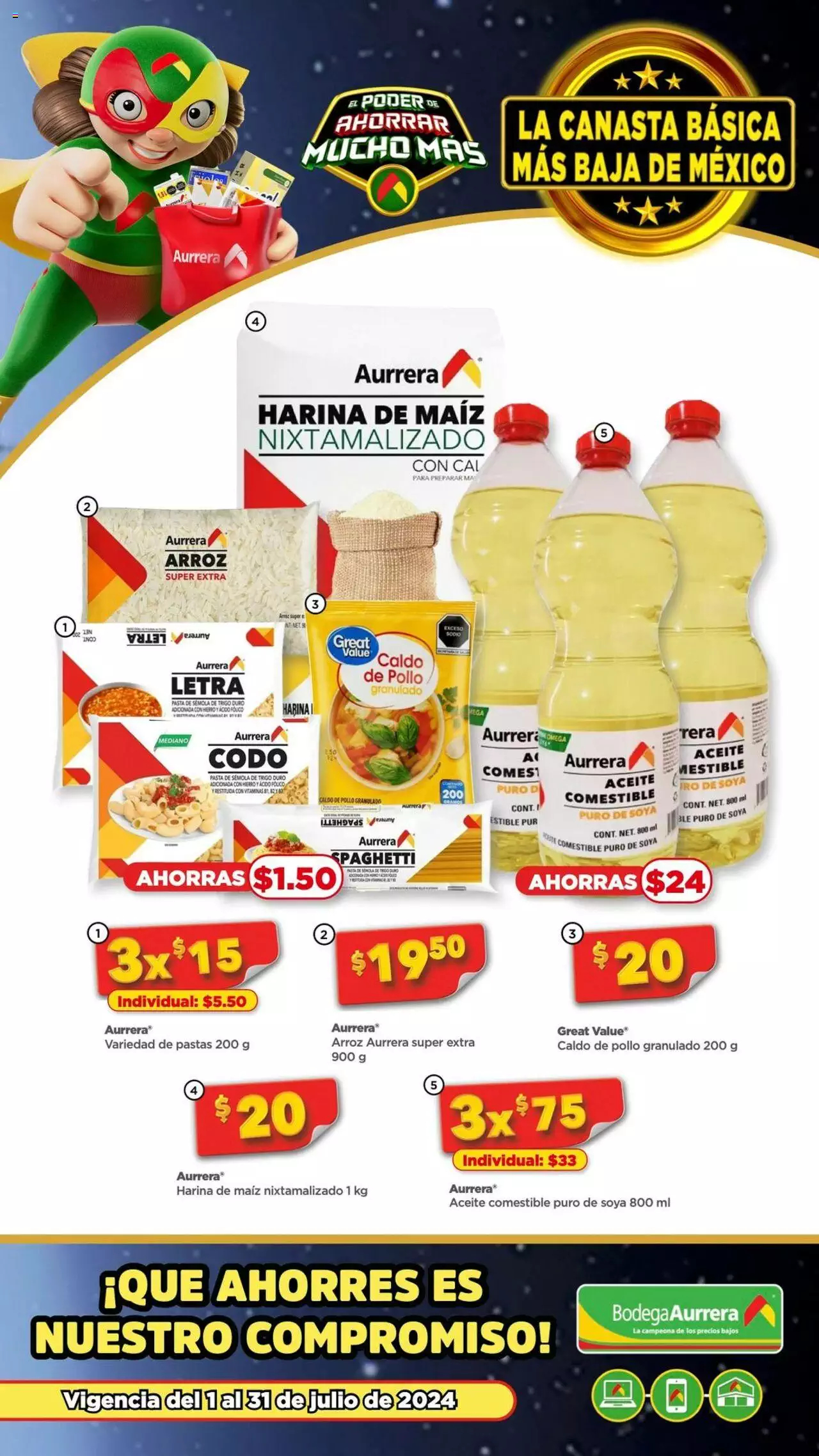 Catálogo ofertas BODEGA AURRERÁ 01/07/2024 - 31/07/2024 folleto