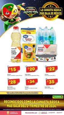 Cupones BODEGA AURRERÁ 01/08/2024 - 31/08/2024 folleto Canasta Básica página 1