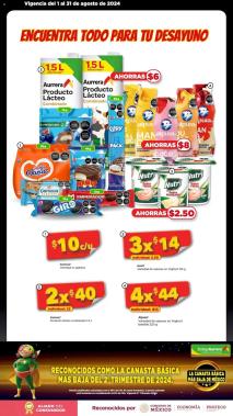 Cupones BODEGA AURRERÁ 01/08/2024 - 31/08/2024 folleto Canasta Básica página 2