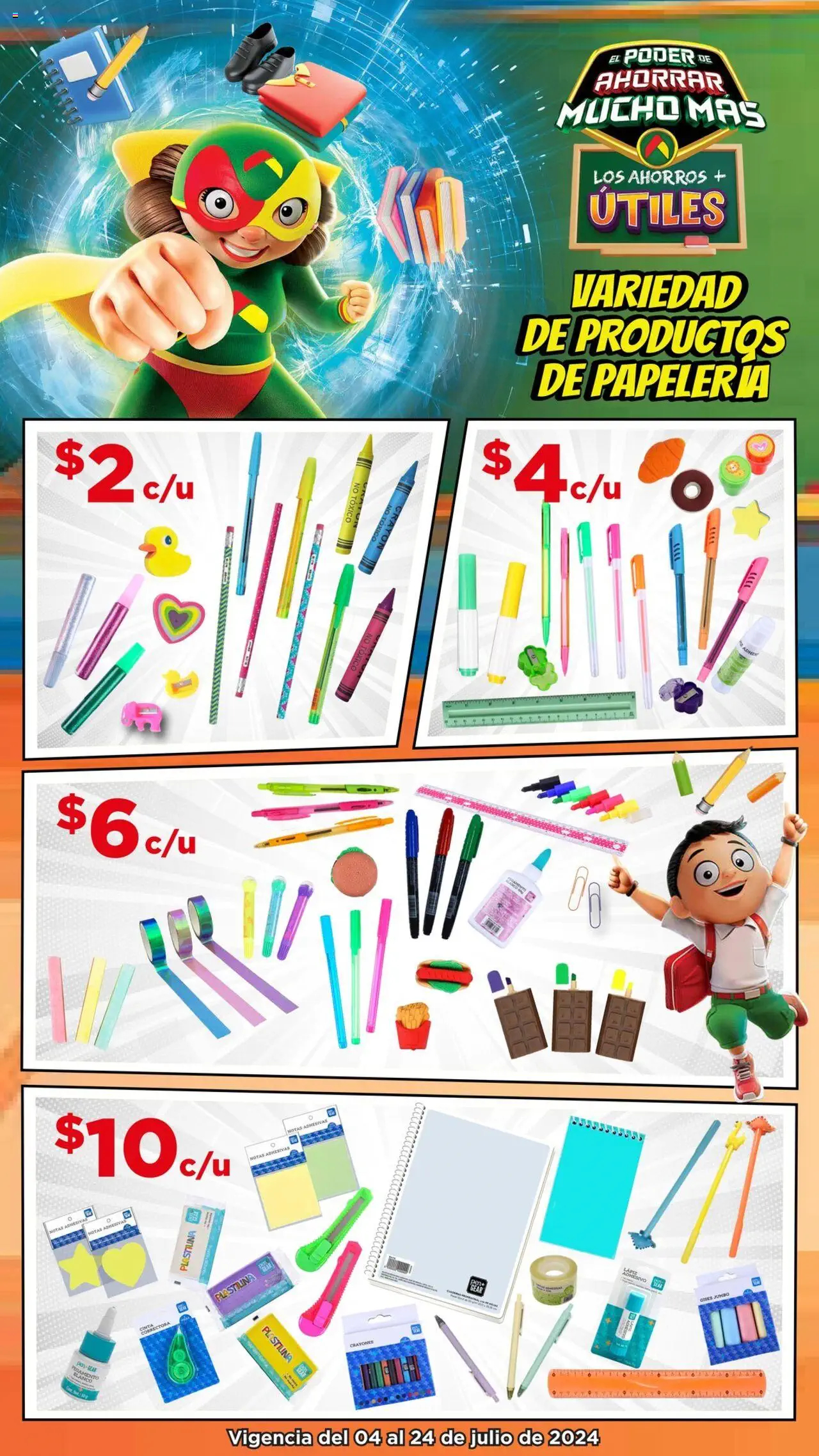 Catálogo ofertas BODEGA AURRERÁ 04/07/2024 - 27/07/2024 folleto Regreso A Clases