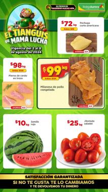 Cupones BODEGA AURRERÁ 05/08/2024 - 08/08/2024 folleto Tianguis De Mamá Lucha página 2