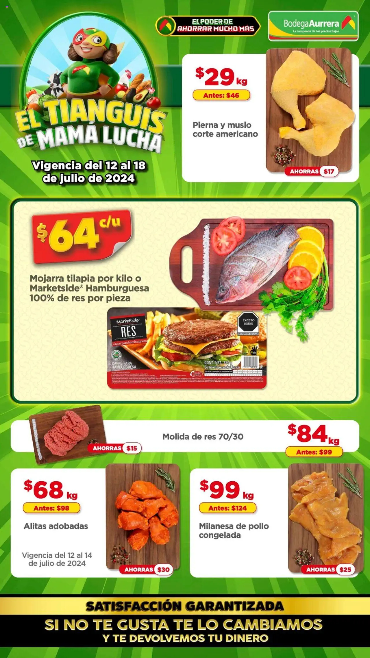 Catálogo ofertas BODEGA AURRERÁ 12/07/2024 - 18/07/2024 folleto Tianguis De Mamá Lucha