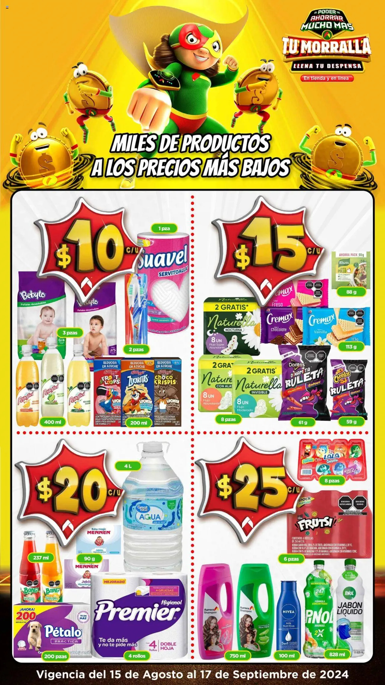 Catálogo ofertas BODEGA AURRERÁ 15/08/2024 - 17/09/2024 Bodega Aurrerá folleto