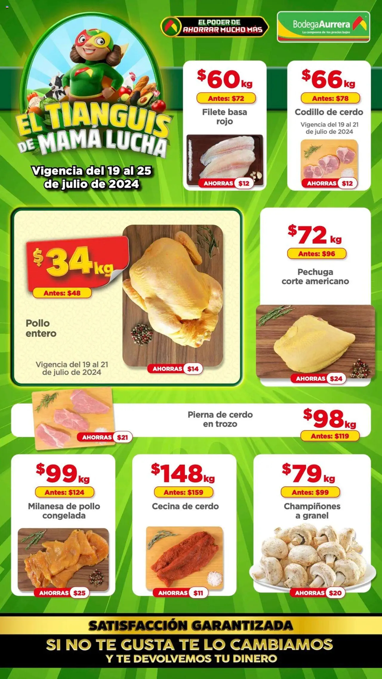 Catálogo ofertas BODEGA AURRERÁ 19/07/2024 - 25/07/2024 folleto Tianguis De Mamá Lucha