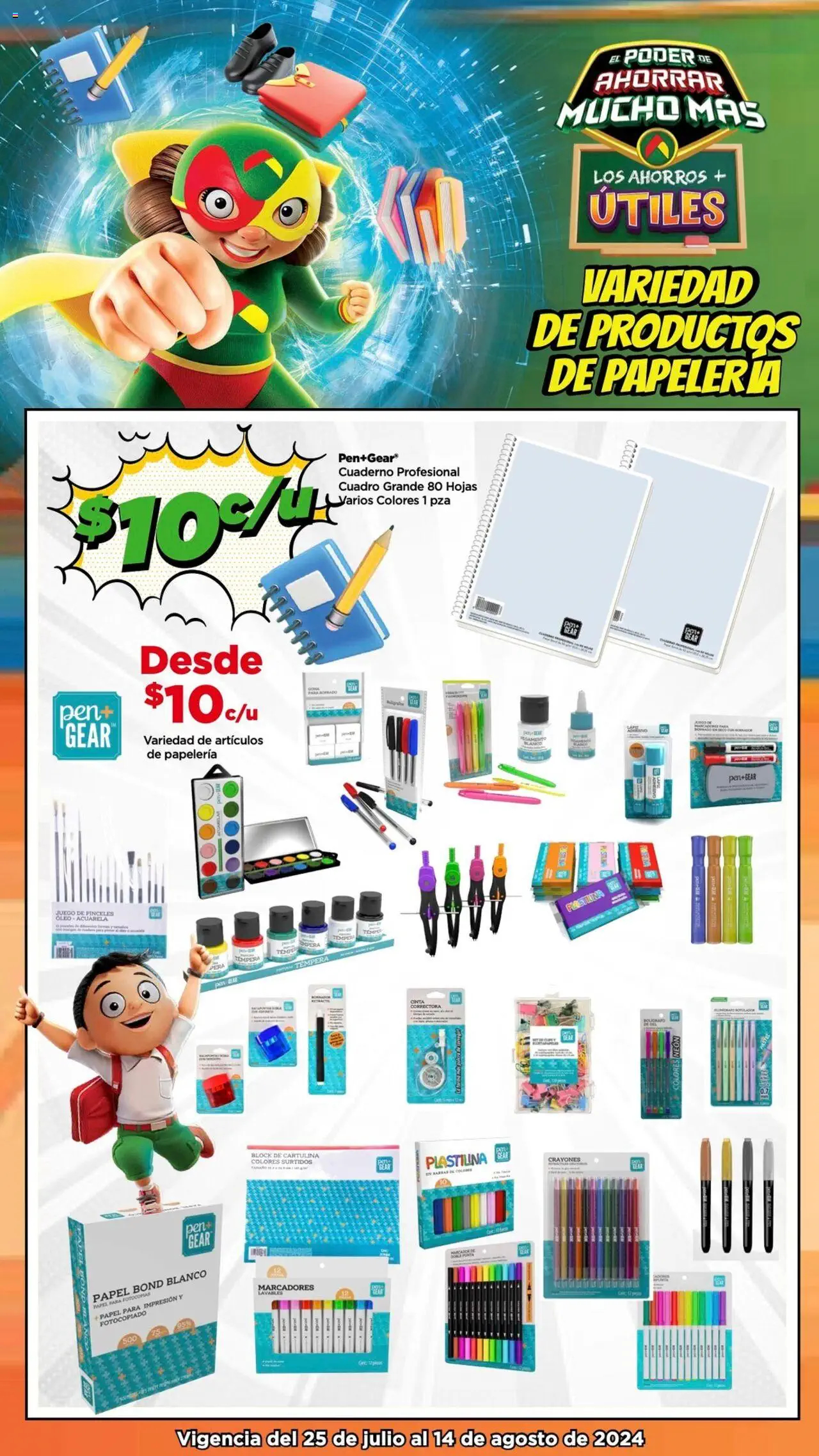 Catálogo ofertas BODEGA AURRERÁ 25/07/2024 - 14/08/2024 folleto Regreso A Clases