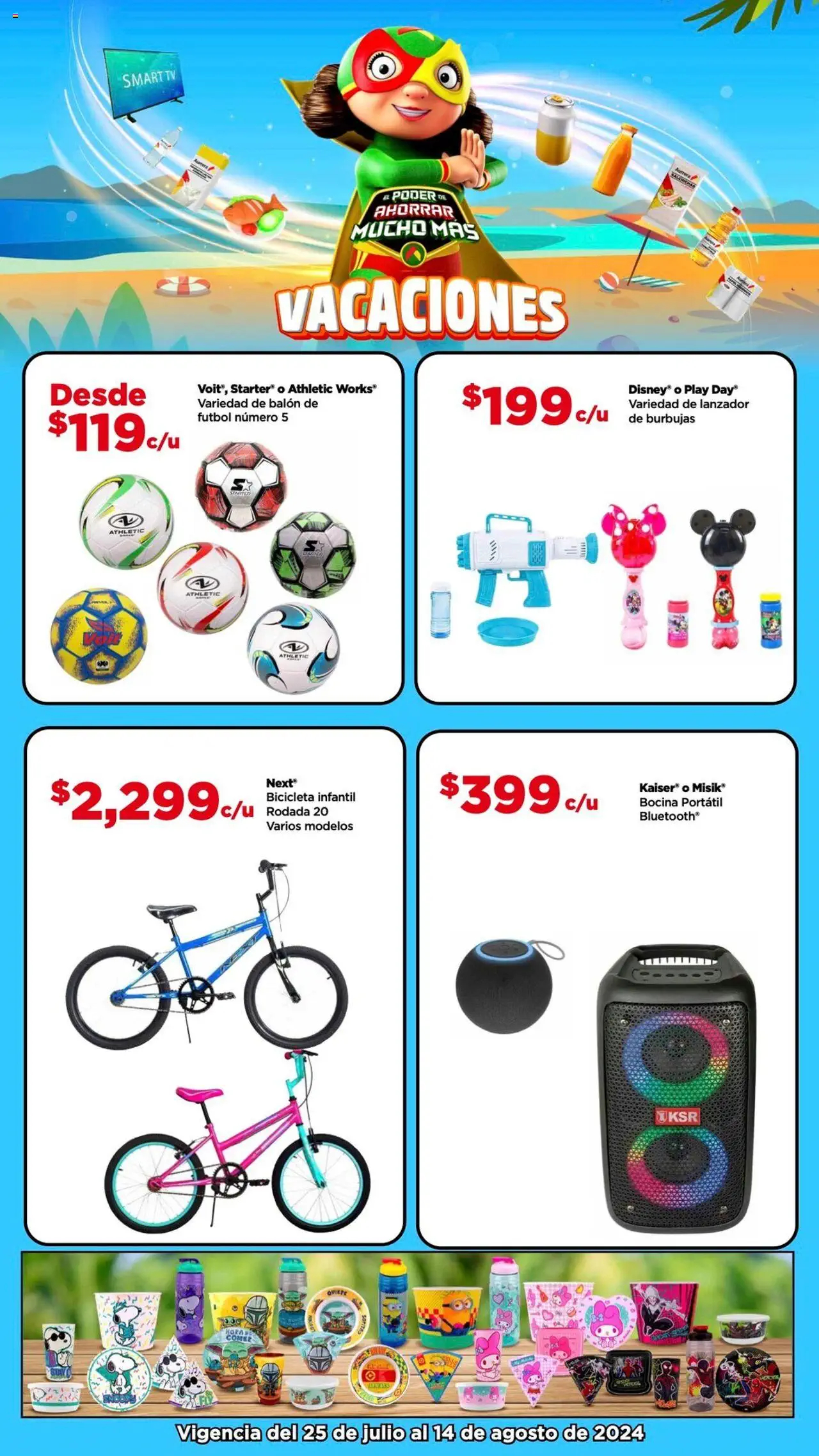 Catálogo ofertas BODEGA AURRERÁ 25/07/2024 - 14/08/2024 folleto Tianguis De Mamá Lucha